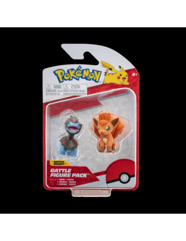 Pokemon: Rei Toys - Battle Figure Pack Serie 3 - Vulpix E Deino