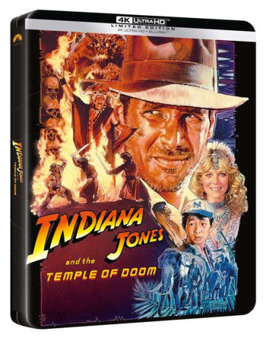 Indiana Jones E Il Tempio Maledetto (Steelbook) (4K Uhd+Blu-Ray)