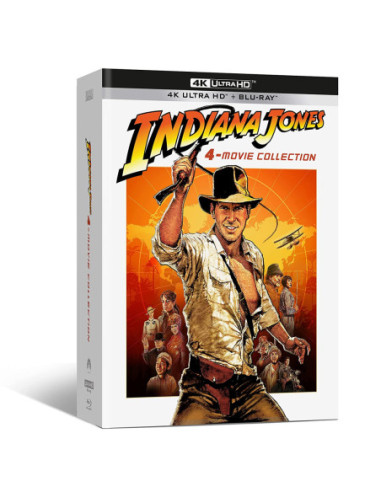 Indiana Jones 4-Movie Collection (5 Blu-Ray+4 Blu-Ray Uhd)