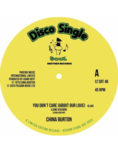 Burton China - You Don'T Care (About Our Love) (12p) (Rsd 2024)