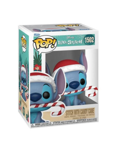 Disney: Funko Pop! - Lilo and Stitch - Stitch With Candy Cane (Vinyl Figure 1502)