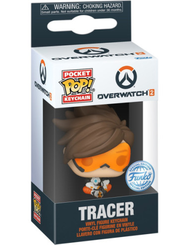 Overwatch: Funko Pop! Games - Tracer (Portachiavi)