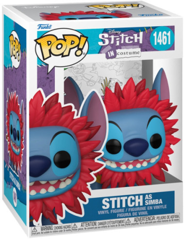 Disney: Funko Pop! - Lilo and Stitch - Stitch As Simba (Vinyl Figure 1461)