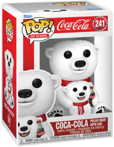 Coca Cola: Funko Pop! Ad Icons - Polar Bear With Cub (Vinyl Figure 241)