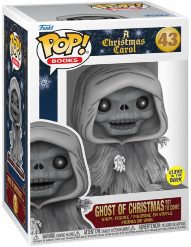 Christmas Carol (A): Funko Pop! Movies - Ghost Of Christmas Yet To Come (Glow) (Vinyl Figure 43)