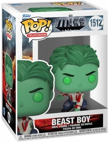 Dc Comics: Funko Pop! Television - Titans - Beast Boy (Vinyl Figure 1512)