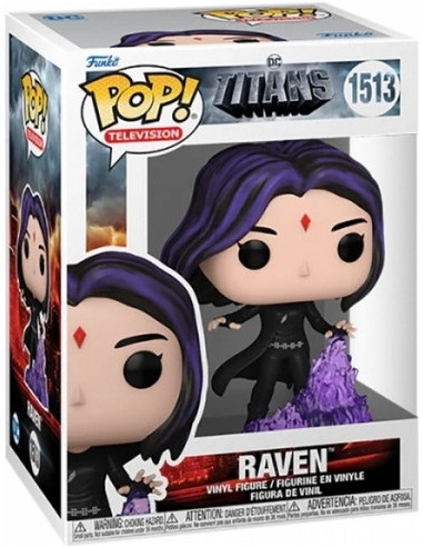 Dc Comics: Funko Pop! Television - Titans - Raven (Vinyl Figure 1513)