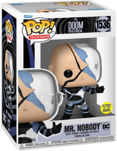 Dc Comics: Funko Pop! Television - Doom Patrol - Mr. Nobody (Glow In The Dark) (Vinyl Figure 1536)