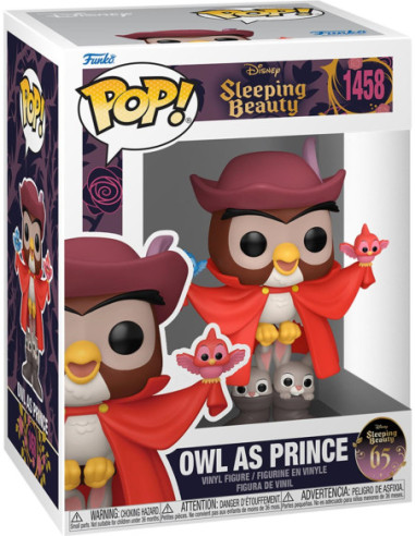 Disney: Funko Pop! - Sleeping Beauty 65Th Anniversary - Owl As Prince (Vinyl Figure 1458)