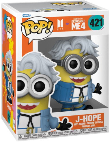 Bts: Funko Pop! Rocks - Minions x Bts J-Hope (Vinyl Figure 421)