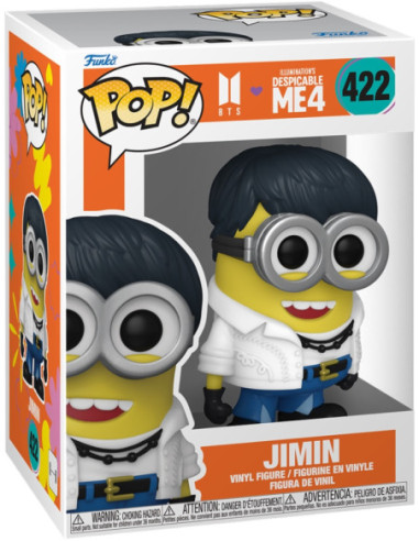 Bts: Funko Pop! Rocks - Minions x Bts Jimin (Vinyl Figure 422)