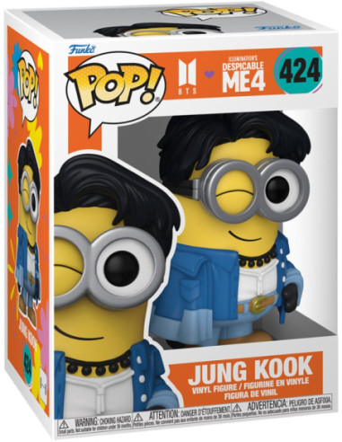 Bts: Funko Pop! Rocks - Minions x Bts Jung Kook (Vinyl Figure 424)