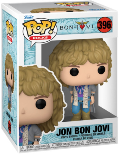 Bon Jovi: Funko Pop! Rocks - Jon Bon Jovi (1980's) (Vinyl Figure 396)