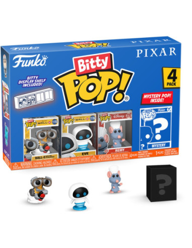 Disney: Funko Bitty Pop - Pixar- Wall-E 4PK