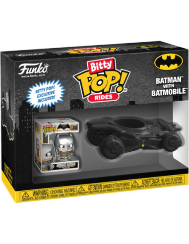 Dc Comics: Funko Bitty Pop Ride - Batman w/Batmobile