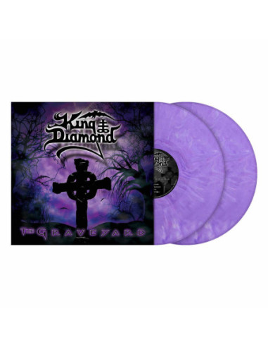 King Diamond - The Graveyard - Purple Red White Marbled