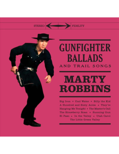 Robbins, Marty - Gunfighter Ballads And Trail Songs / 4 Bonus Tracks LP 180g Limited Crystal Clear Edition