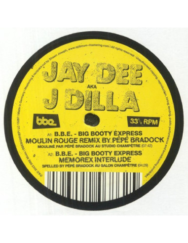 J Dilla - BBE: Big Booty Express (Pepe Bradock and Ame remixes)