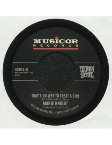 Knight Marie - That's No Way To Treat A Girl