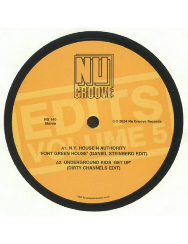 Ny House'N Authority/Underground Kids/House Of Peace/The Barnyard Orchestra - Nu Groove Edits Vol 5