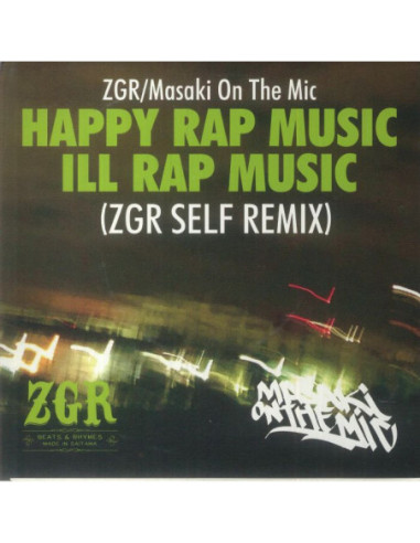 Zgr/Masaki On The Mic - Happy Rap Music (Record Store Day RSD 2023)