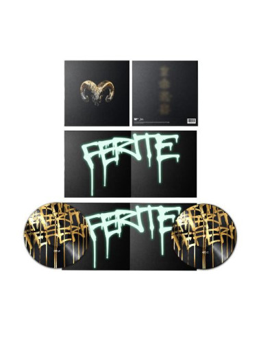 Capo Plaza - Ferite (Deluxe Edition) - Vinile Picture Disc Dark Glow Autografato