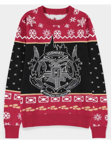 Harry Potter: Christmas Jumper Multicolor (Maglione Unisex Tg. M)