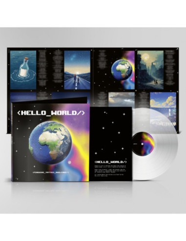 Pinguini Tattici Nucleari - Hello World - Lp Colorato Cloudy White