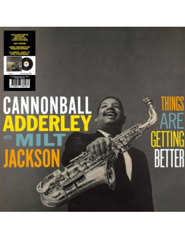 Adderley Cannonball (With Milt Jackson) - Things Are Getting Better (180 Gr. Vinyl Black)