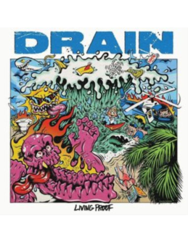 Drain - Living Proof - Green/Yellow Galaxy