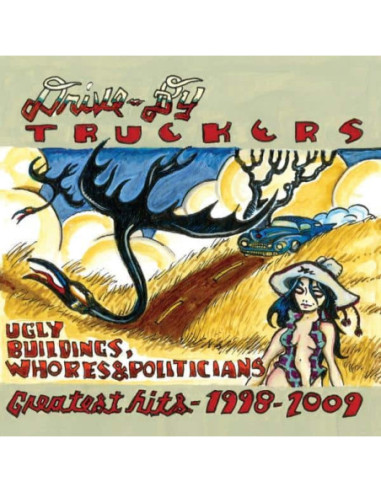 Drive-By Truckers - Ugly Buildings, Whores and Politicians: Greatest Hits 1998–2009 Clear Coke Bottle Vinyl