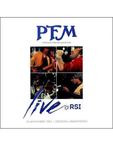 P. F. M. Premiata Forneria Marconi - Pfm Live @ Rsi (1980) - (CD)