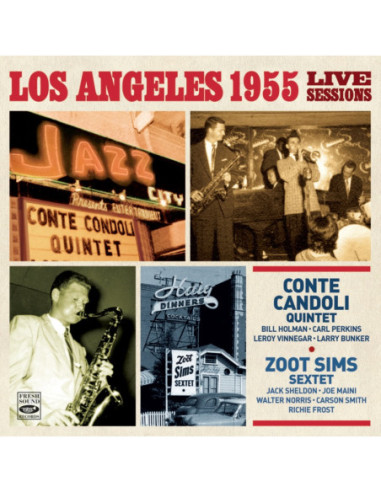 Conte Candoli Quintet and Zoot Sims Sextet - Los Angeles 1955 Live Sessions - (CD)