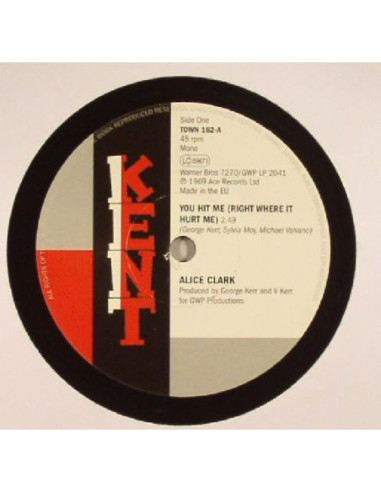 Clark Alice/The Devonnes - You Hit Me (Right Where It Hurt Me)