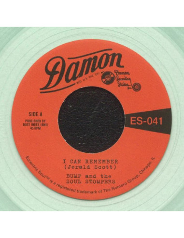 Bump And The Soul Stompers - I Can Remember windowpane clear vinyl 7p