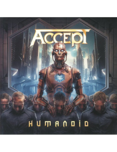 Accept - Humanoid - gatefold transluscent pink vinyl LP / booklet