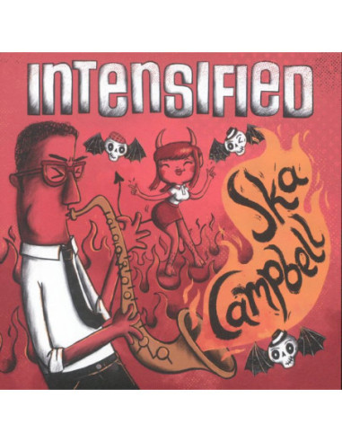 Intensified - Ska Campbell - hand-numbered red vinyl 7p limited to 100 copies