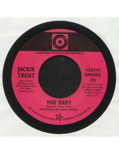 Trent Jackie/Lorrianne Silver - You Baby (Reissue)