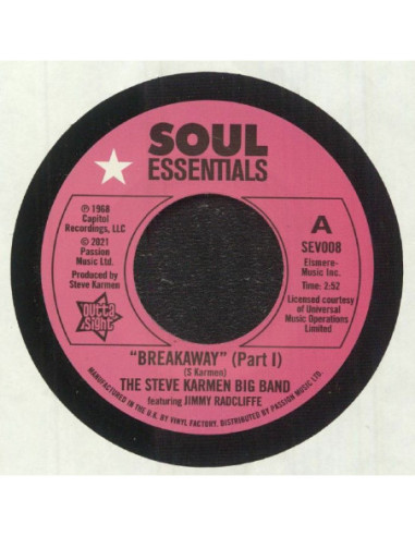 Steve Karmen Big Band The - Breakaway (Reissue)