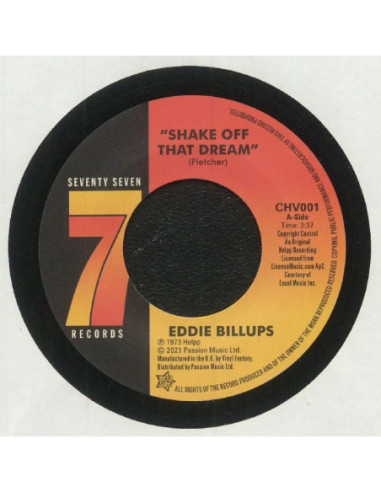 Billups Eddie - Shake Off That Dream (Reissue)