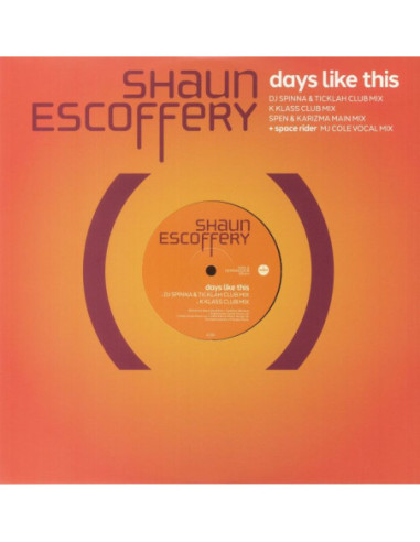 Escoffery Shaun - Days Like This