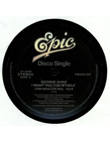 Duke George - I Want You For Myself (Reissue)