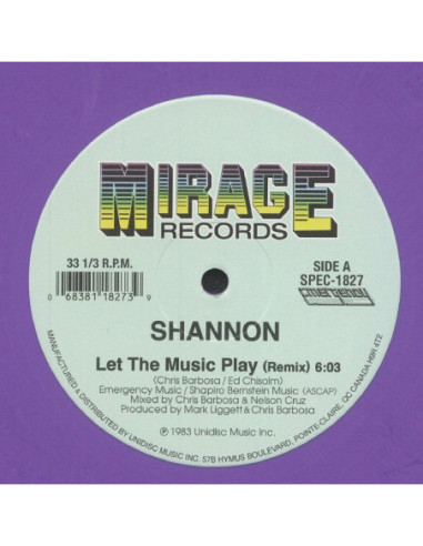 Shannon - Let The Music Play