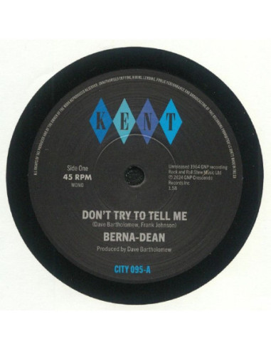 Berna Dean - Don'T Try To Tell Me