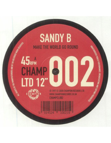 Sandy B - Make The World Go Round (Reissue)