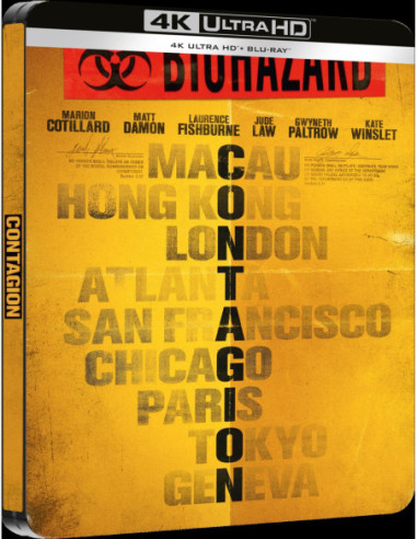 Contagion (Steelbook) (4K Ultra Hd / Blu-Ray)