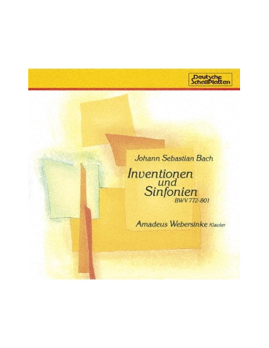 Amadeus Webersinke - Bach:Inventionen Sinfonia  Limited  (Reissued:Kicc-3609) - (CD)