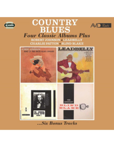 Robert Johnson / Lea - Country Blues - Four Classic Albums Plus - (CD)