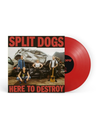 Split Dogs - Here To Destroy - Red Vinyl