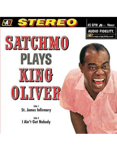 Armstrong Louis - Satchmo Plays King Oliver ( 45 Rpm Vinyl Record) 12p Single